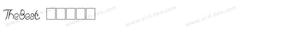 TheBest字体转换
