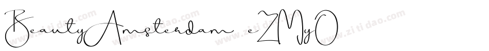 BeautyAmsterdam-eZMyO字体转换