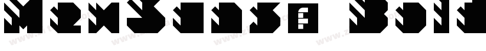 MexSans-Bold字体转换