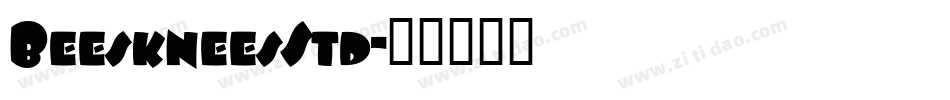 BeeskneesStd字体转换