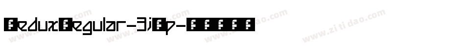 ReduxRegular-3jLp字体转换
