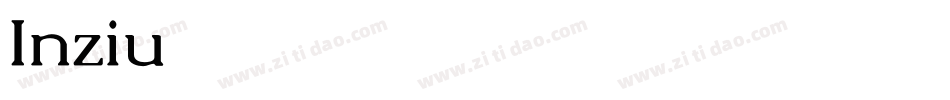 Inziu字体转换