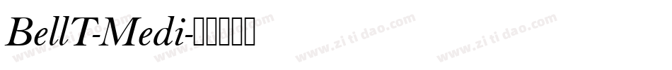 BellT-Medi字体转换