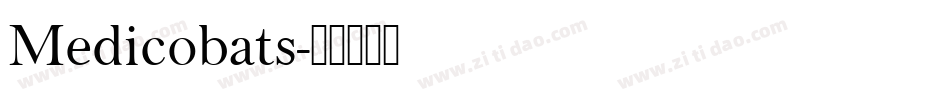 Medicobats字体转换