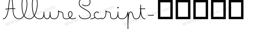 AllureScript字体转换
