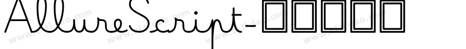 AllureScript字体转换