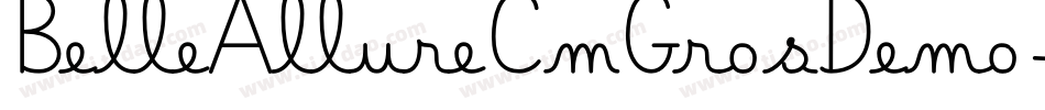 BelleAllureCmGrosDemo-zLl4字体转换
