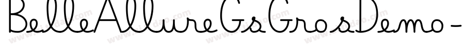 BelleAllureGsGrosDemo-654A字体转换