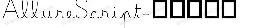 AllureScript字体转换