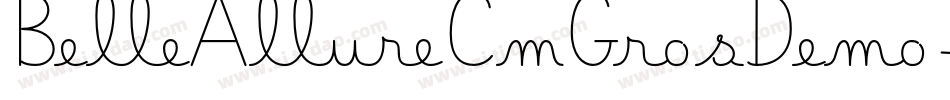 BelleAllureCmGrosDemo-zLl4字体转换