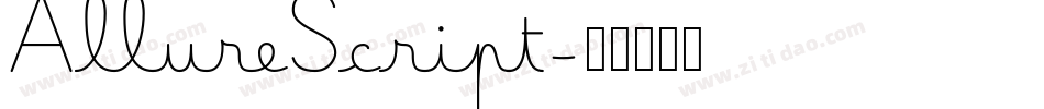 AllureScript字体转换