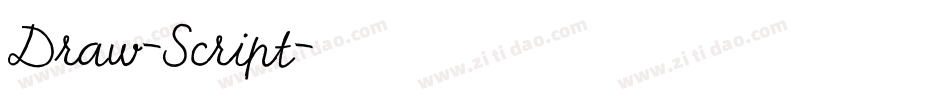 Draw-Script字体转换