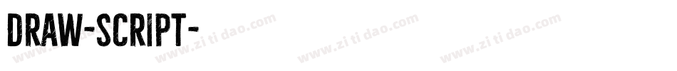 Draw-Script字体转换