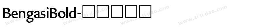 BengasiBold字体转换