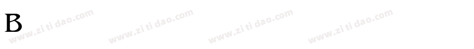 Benguiat字体转换