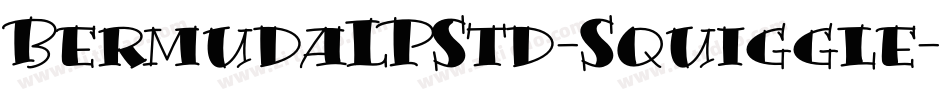 BermudaLPStd-Squiggle字体转换