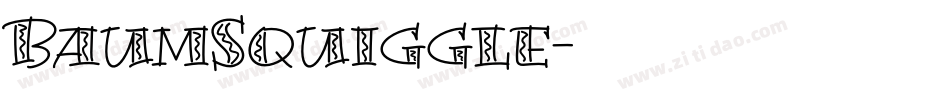BaumSquiggle字体转换