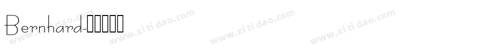 Bernhard字体转换
