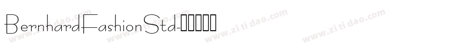 BernhardFashionStd字体转换
