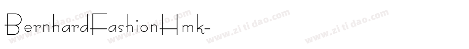 BernhardFashionHmk字体转换