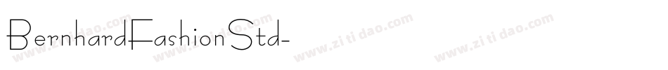 BernhardFashionStd字体转换