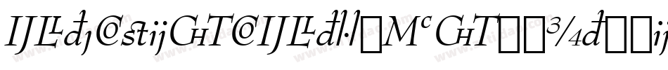 ExtensionExtraBoldItalic字体转换