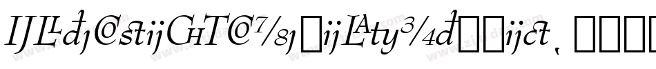 ExtensionMediumItalic字体转换