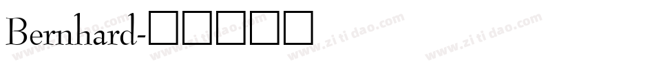 Bernhard字体转换