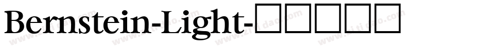 Bernstein-Light字体转换