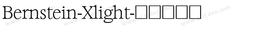 Bernstein-Xlight字体转换