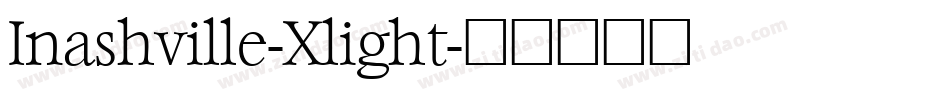Inashville-Xlight字体转换