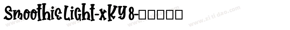 SmoothieLight-xKY8字体转换