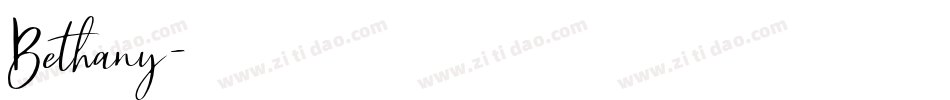 Bethany字体转换