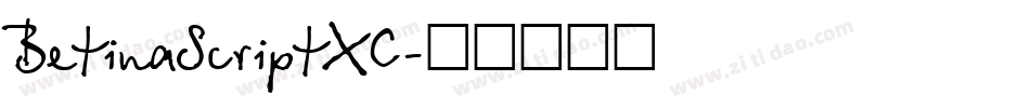 BetinaScriptXC字体转换