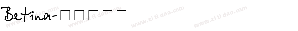 Betina字体转换