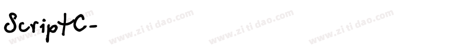 ScriptC字体转换