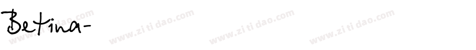 Betina字体转换