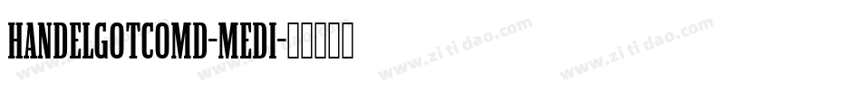 HandelGotComD-Medi字体转换