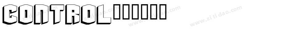 CONTROL字体转换