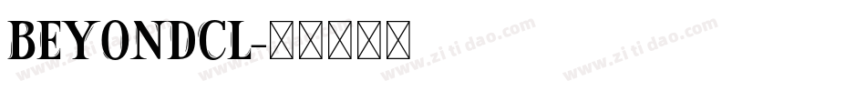 beyondcl字体转换