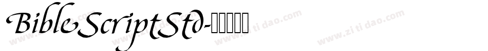 BibleScriptStd字体转换