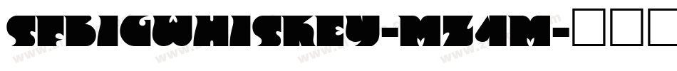 SfBigWhiskey-mZ4m字体转换