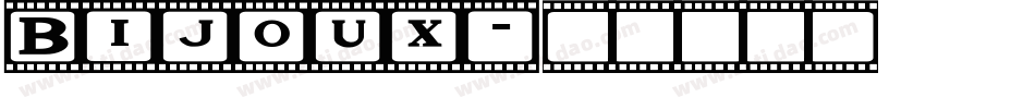Bijoux字体转换
