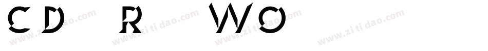 CfDiamondRegular-WO39字体转换