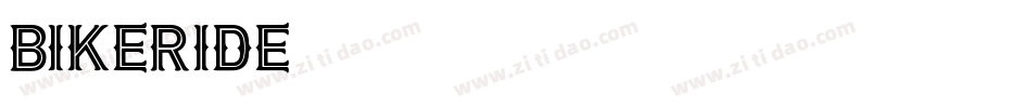 Bikeride字体转换