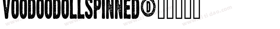 VoodooDollsPinned字体转换