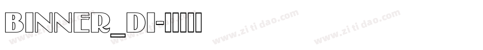 Binner_Di字体转换