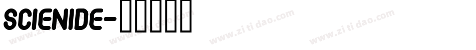 Scienide字体转换