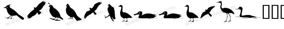 Silhouettes03字体转换