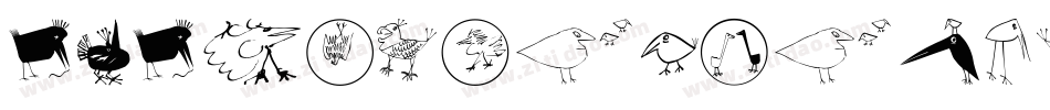 101BirdsNest-2W5X字体转换